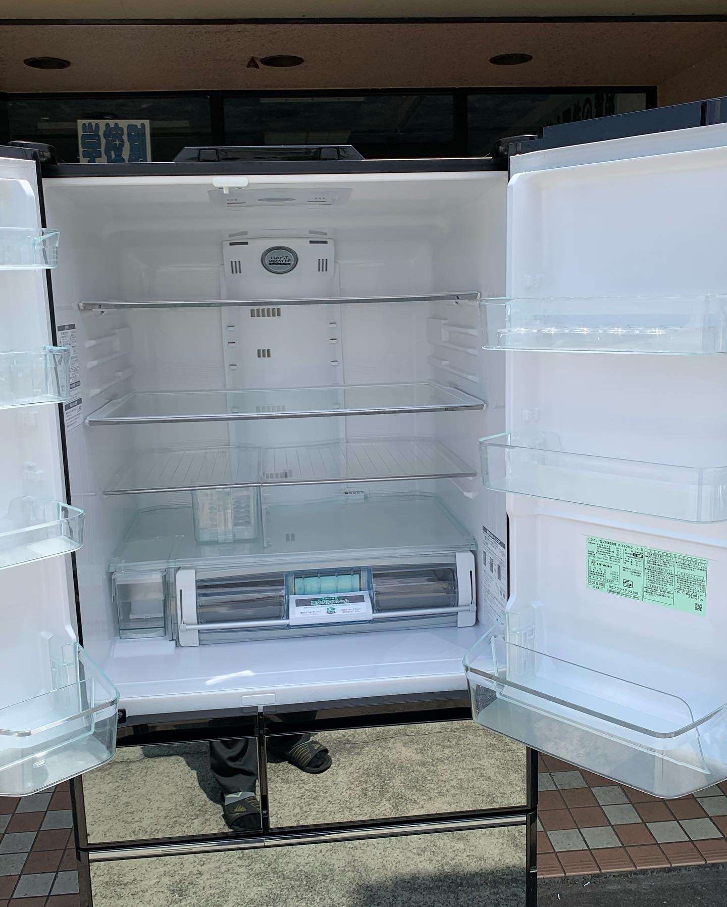 【日立 R-X6200E　620L　６ドア冷蔵庫　2015年製】を買取りさせていただきました