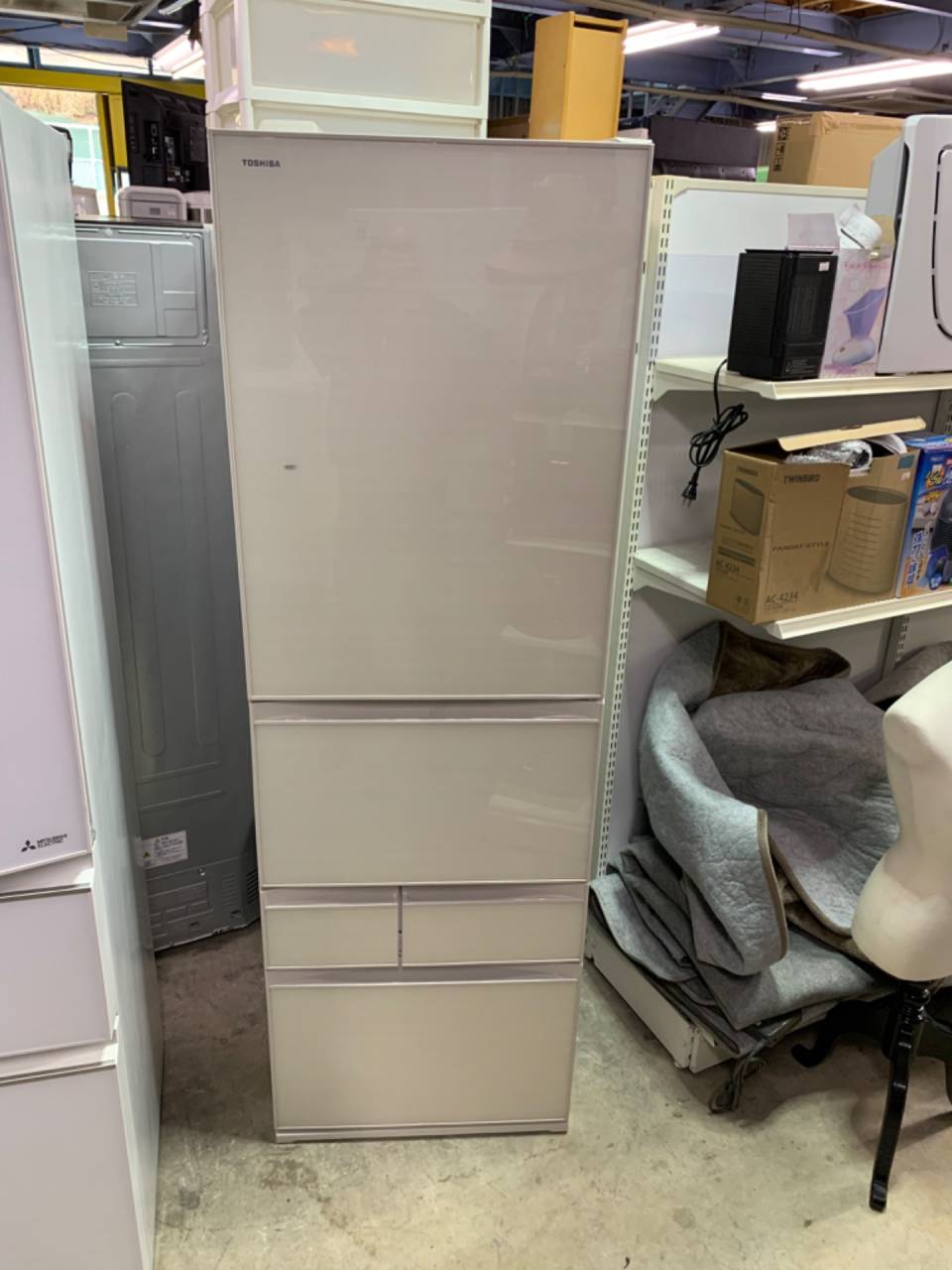 【買取り情報】東芝　411L冷蔵庫　GR-P41GXV（ZC）を岐阜市のお客様より買取りました