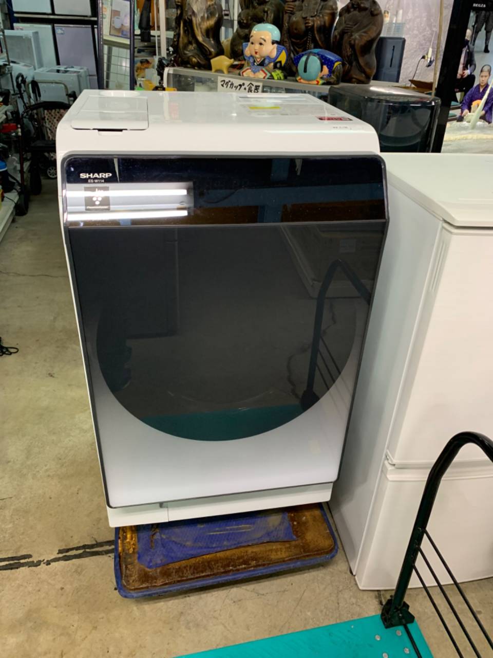 【買取り情報】シャープ 洗濯11kg 乾燥6kg　ドラム式洗濯乾燥機　ES-W114-SL　を、名古屋市のお客様より出張買取りさせていただきました